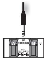 ROLAND CUBE-80XL - Réglages du commutateur au pied - 6