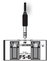 ROLAND CUBE-80XL - Réglages du commutateur au pied - 2