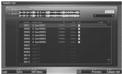 ROLAND FANTOM G7 - Suppression d'un Sample (Delete) - 2