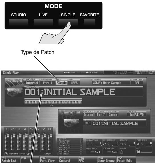 ROLAND FANTOM G7 - Choix d'un Sample Set - 1