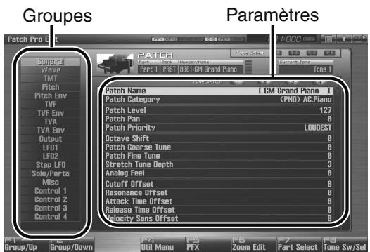 ROLAND FANTOM G7 - Appuyez deux fois sur [PATCH]. - 2