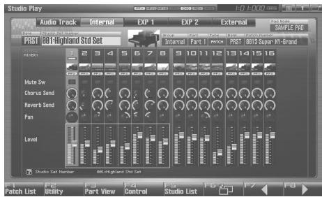 ROLAND FANTOM G7 - < Choix du mode Studio > - 2