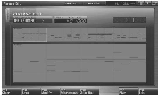 ROLAND FANTOM G7 - Appuyez sur [F4 (Edit)]. - 1