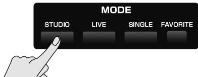 ROLAND FANTOM G7 - Appuyez sur [STUDIO]. - 1