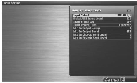 ROLAND FANTOM G7 - Maintenez [SHIFT] enfoncé et appuyez sur [MIX IN]. - 1