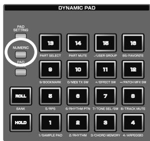 ROLAND FANTOM G7 - Utilisation des pads - 1