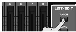 ROLAND FANTOM G7 - Appuyez deux fois sur [PATCH]. - 1
