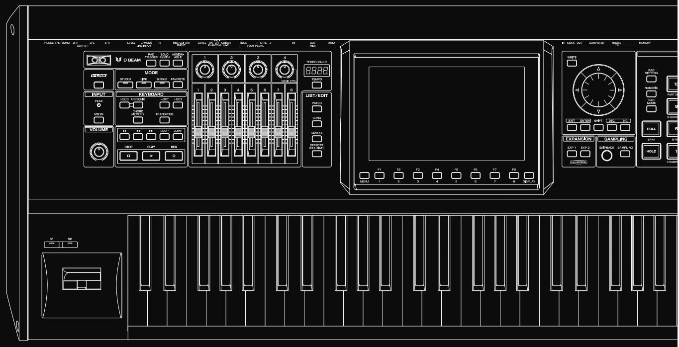 ROLAND FANTOM G7 - : Sequencer (Création d'un Song) - 1