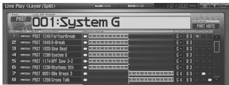 ROLAND FANTOM G7 - Choix d'une Part - 1