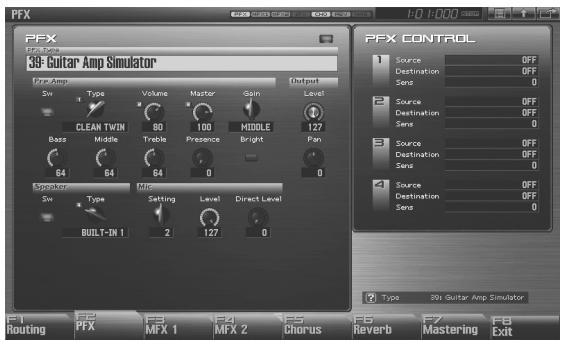 ROLAND FANTOM G7 - Paramétrage du multi-effets du Patch (PFX) - 1