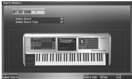 ROLAND FANTOM G7 - Choix des formes d'accords - 1