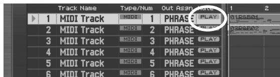 ROLAND FANTOM G7 - Mute d'une piste en lecture (MUTE) - 2