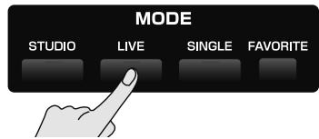 ROLAND FANTOM G7 - Appuyez sur [LIVE]. - 1