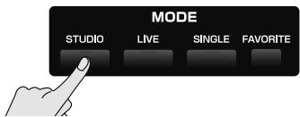 ROLAND FANTOM G7 - Appuyez sur [STUDIO]. - 1