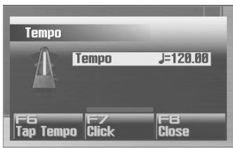 ROLAND FANTOM G7 - Choix du tempo de lecture de la phrase - 2