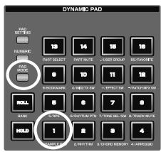 ROLAND FANTOM G7 - Choix d'un volume fixe - 3