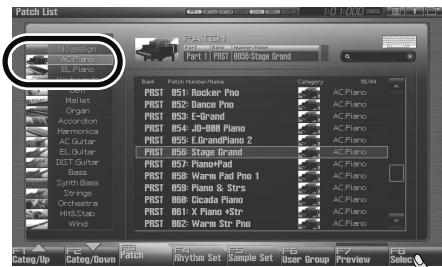 ROLAND FANTOM G7 - Choix des sons (Patches) - 3