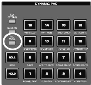 ROLAND FANTOM G7 - MEMO - 1