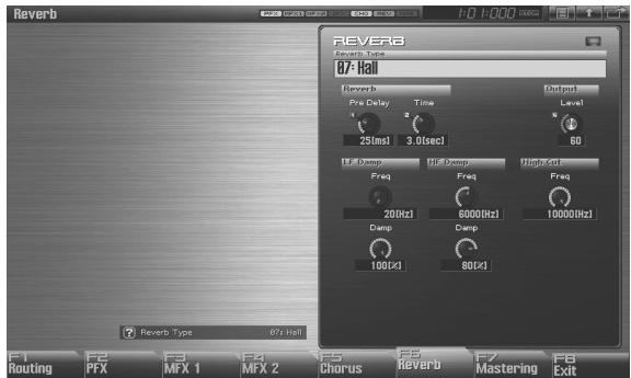 ROLAND FANTOM G7 - Paramétrage de la réverbération (Reverb) - 1