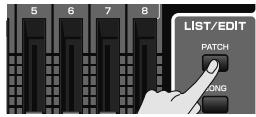 ROLAND FANTOM G7 - Appuyez deux fois sur [PATCH]. - 1
