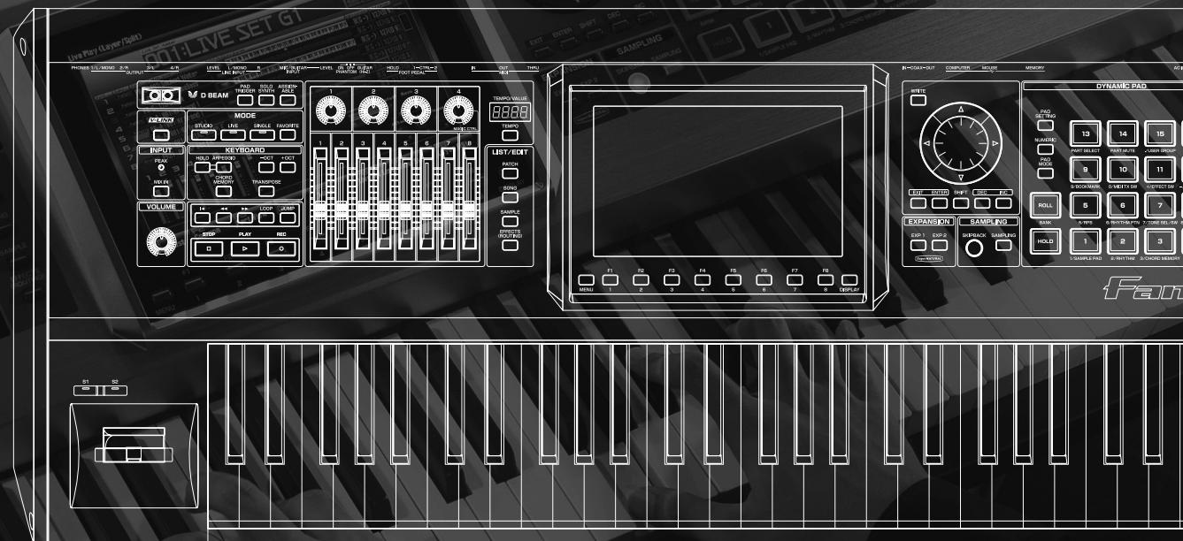 ROLAND FANTOM G7 - Le Fantom-G en tant que clavier - 1