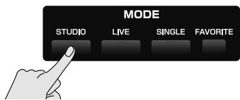 ROLAND FANTOM G7 - Appuyez sur [STUDIO]. - 1
