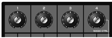 ROLAND FANTOM G7 - Édition des points à l'aide des boutons rotatifs - 1