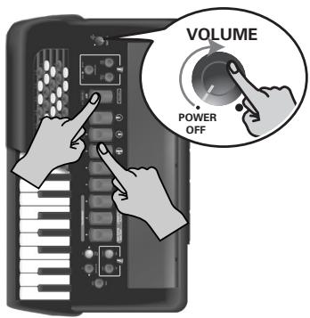 ROLAND FR-2 - Mode main droite (FR-2b uniquement) - 1