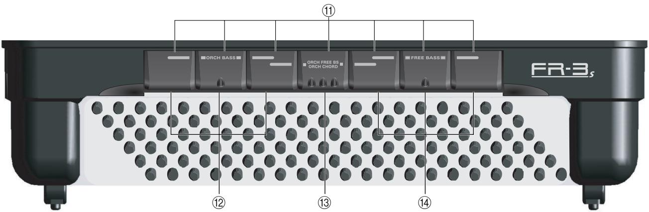 ROLAND FR-3B - Panneau de commandes main gauche (bass) - 1