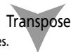 ROLAND FR-3B - Fonction de transposition - 5