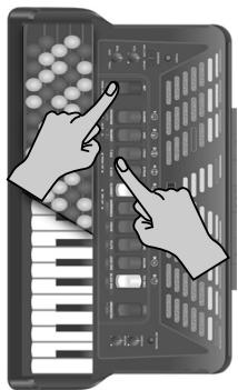 ROLAND FR-3B - Sélection d'une fonction de la MIDI LIST - 1