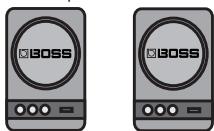 ROLAND FR-3B - Utilisation des prises OUTPUT - 1