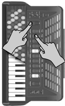 ROLAND FR-3B - Transposer la section treble par octaves - 1