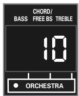 ROLAND FR-3B - Régler le volume du son ORCH CHORD - 3