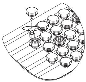 ROLAND FR-3X WH - Mode main droite (uniquement sur clavier à boutons) - 2
