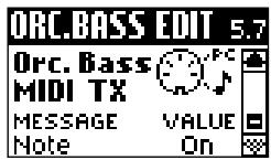 ROLAND FR-7B- - Orc Bass MIDI TX - 1
