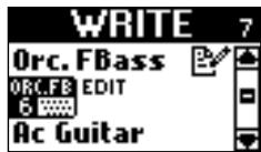 ROLAND FR-7B- - Sauvegarde de vos changements - 2
