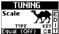 ROLAND FR-7B- - ■Scale (Tuning) - 2