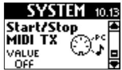 ROLAND FR-7B- - Start/Stop MIDI TX - 1