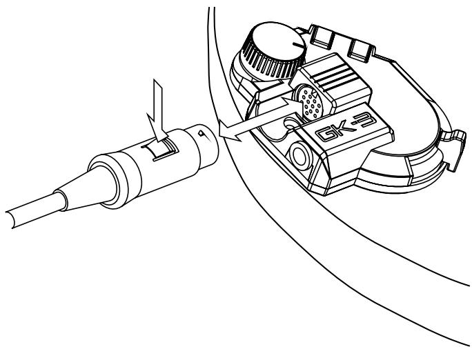 ROLAND GR-20GK - Branchement du GK-3 - 2