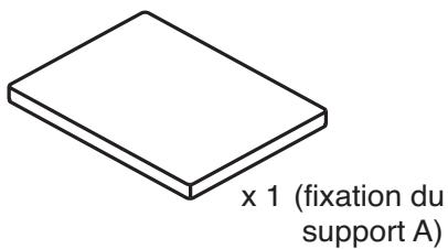 x 1 (fixation du support A)