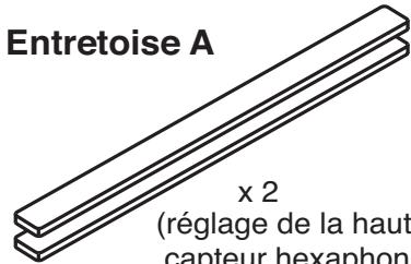 Entretoise A x 2 (réglage de la haut canteur hexaphoni