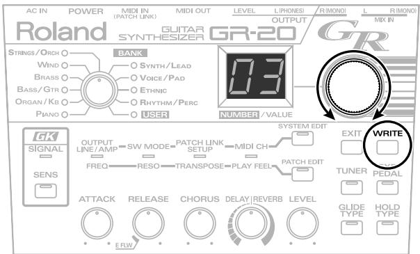 ROLAND GR-20GK - NOTE - 1