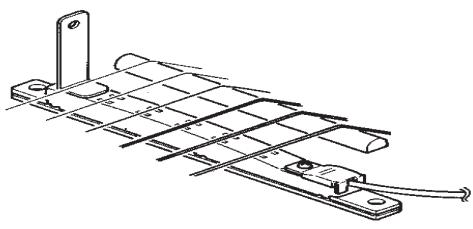 ROLAND GR-20GK - Utilisation du gabarit d'espacement - 1