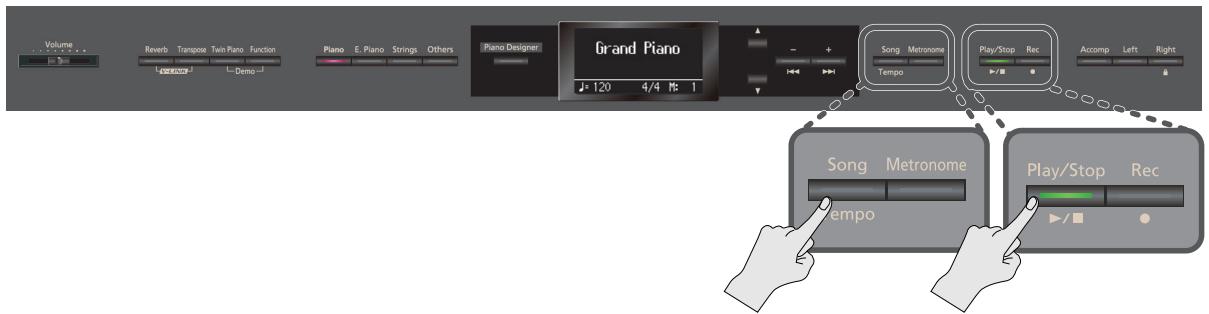 ROLAND HP307-RW - Écouter tous les morceaux successivement (all songs play) - 1