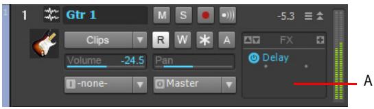 ROLAND SONAR X1 PRODUCER - Ajouter des effets dans la vue pistes - 1