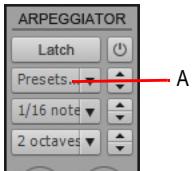 ROLAND SONAR X1 PRODUCER - Pour enregistrer un preset d'arpégiateur - 1