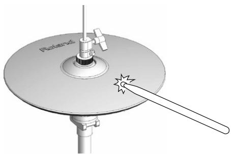 ROLAND TD-12KX - Frappe sur le corps - 1