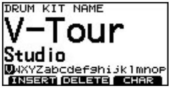 ROLAND TD-9 - Appuyez sur [F1] (NAME) - 1