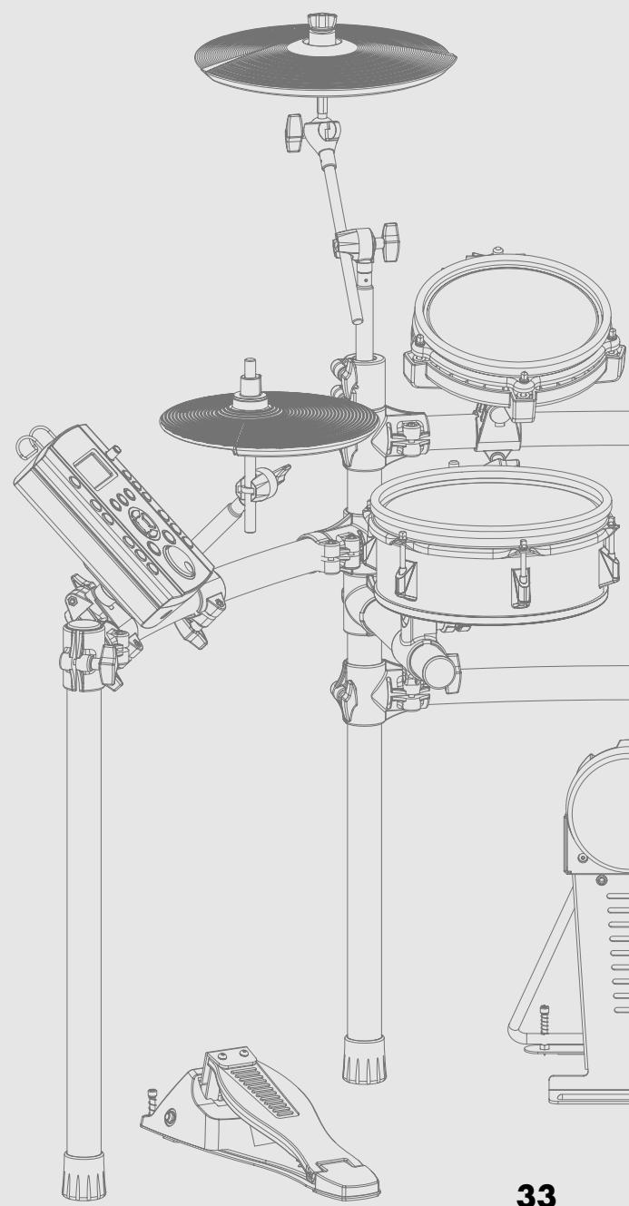 ROLAND TD-9 - Accompagner un morceau - 1
